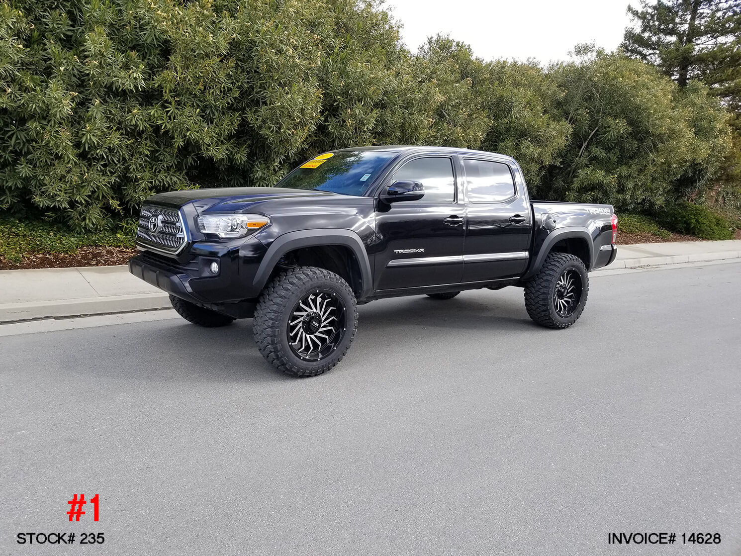 Toyota Tacoma with wheel and tire package