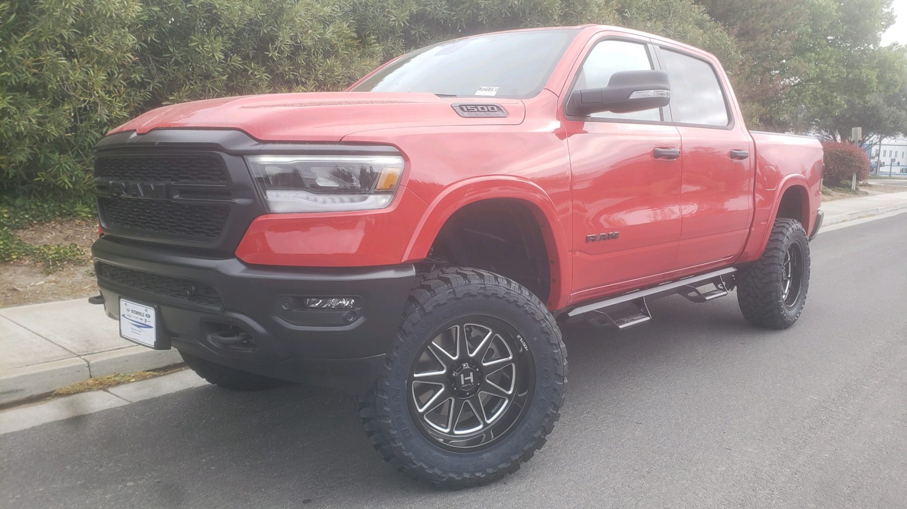 Ram truck configured for heavy-duty work and towing